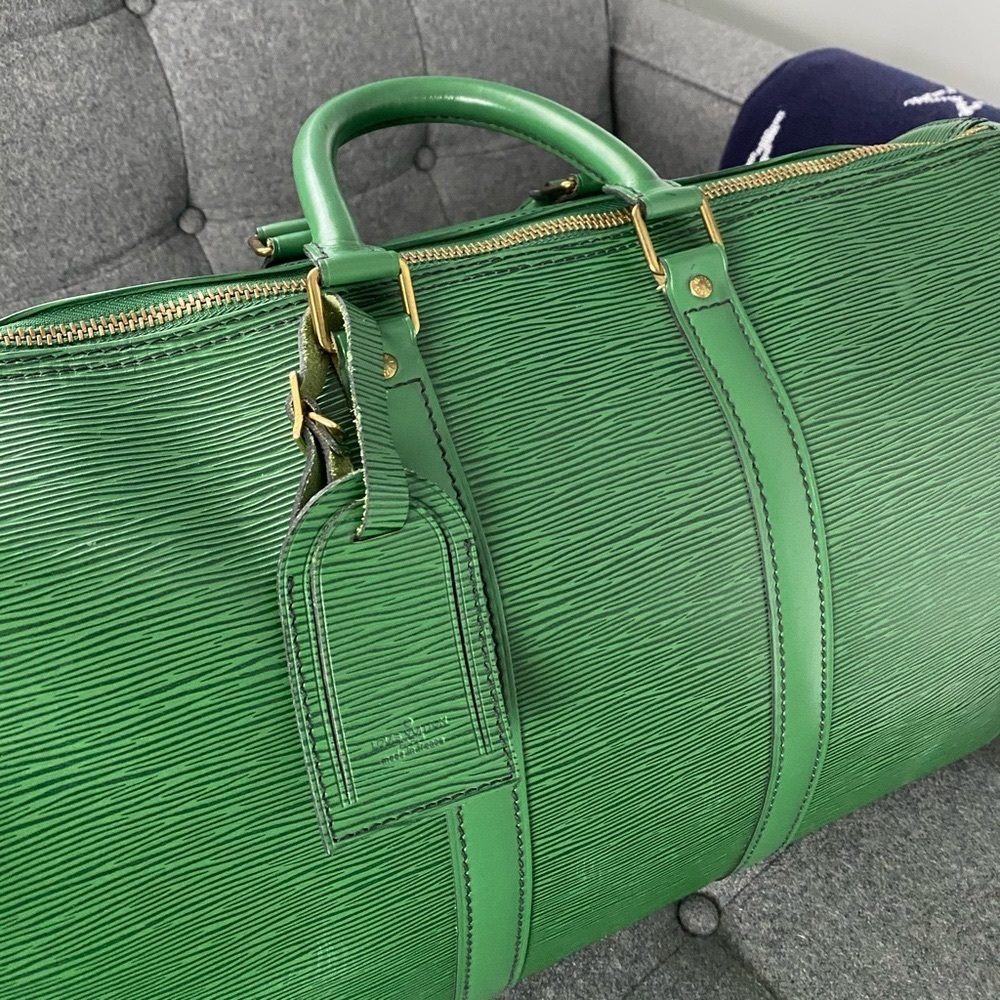 Louis Vuitton Keepall Epi - 45 GREEN - Picture 4 of 5